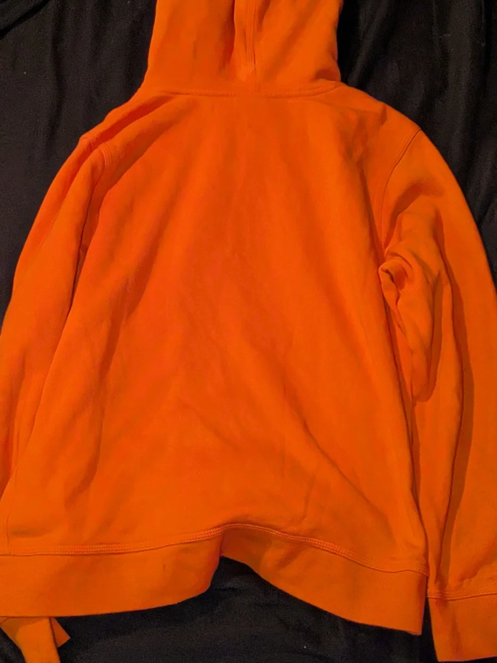 Nike Kids Orange Hoodie with Blue 